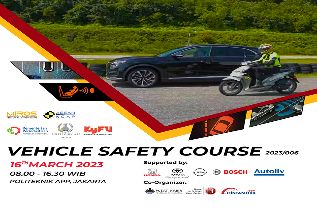 ASEAN NCAP Organized Vehicle Safety Course 2023/006 in Jakarta, Indonesia